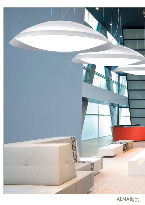 LENS LED methacrylate pendant lamp By Alma light