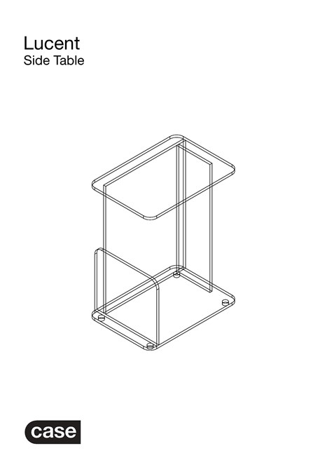 Lucent Side Table - Care Instructions (en)