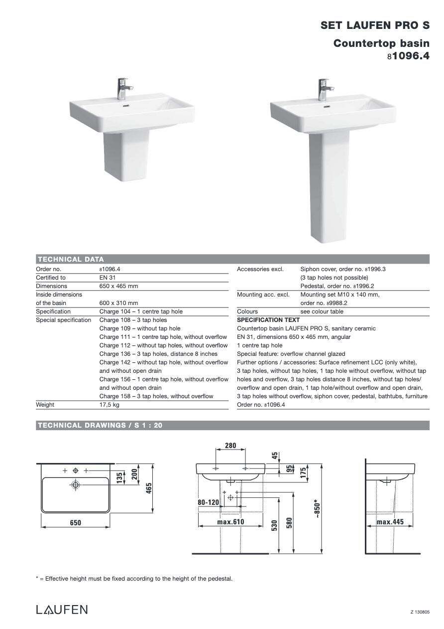 Laufen PRO S H810964###1041 (en)