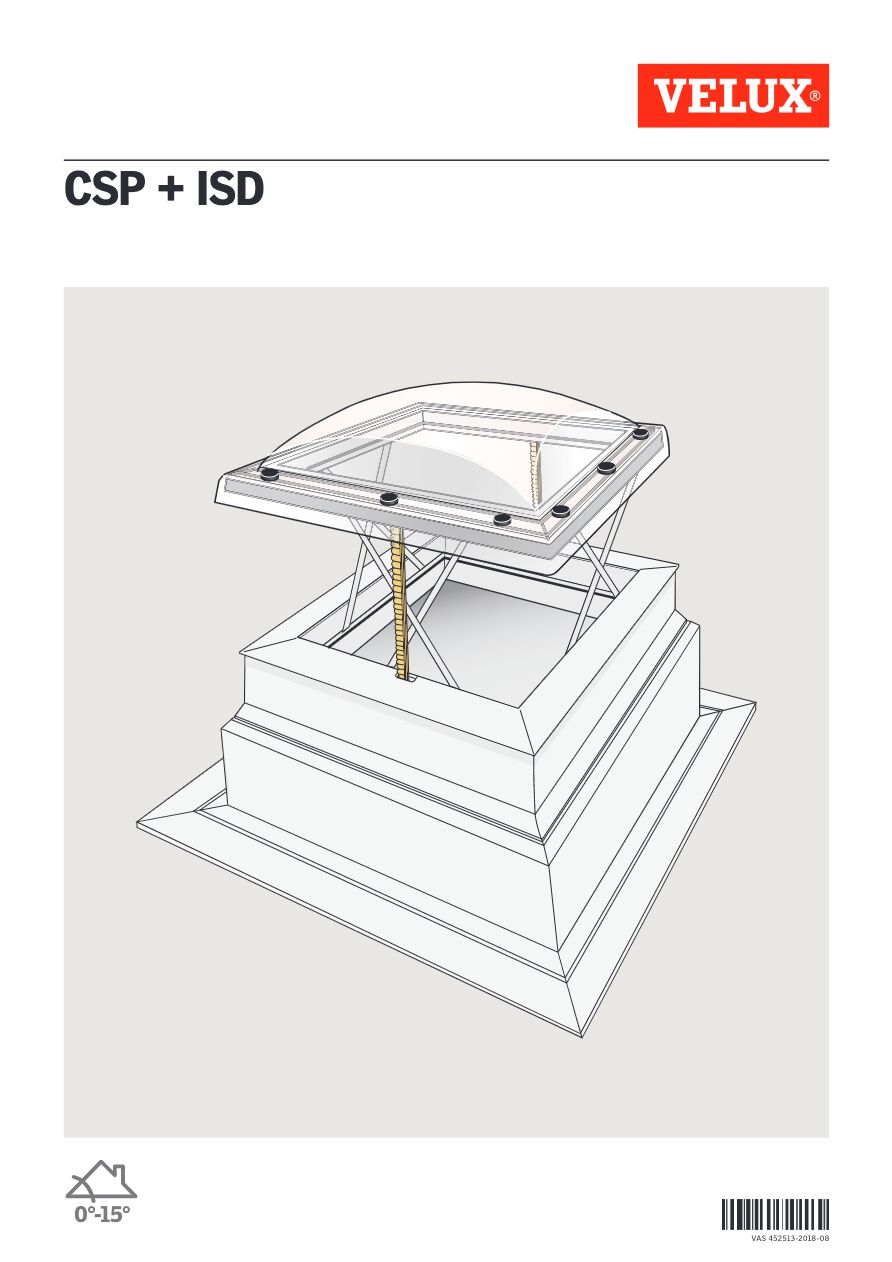 Velux - Istruzioni di montaggio evacautore fumo CSP