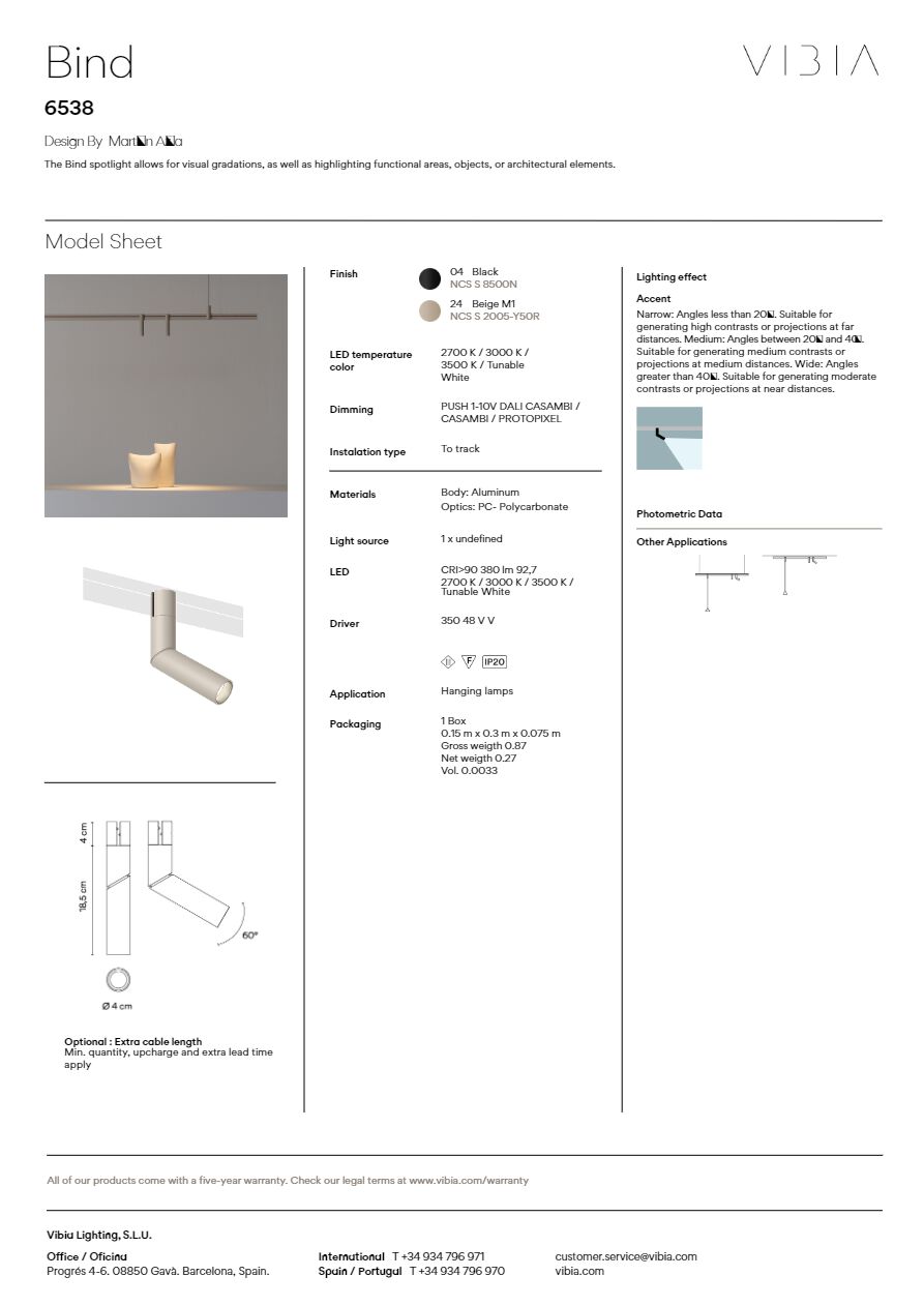 BIND Spotlight By Vibia