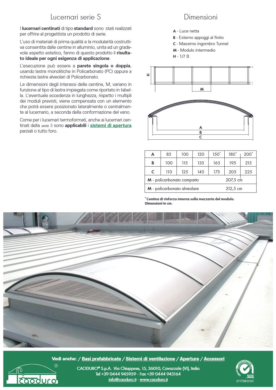 Catalogo Lucernari Serie S (it)