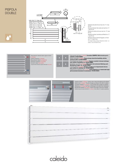Carbon steel decorative radiator PISPOLA By Caleido