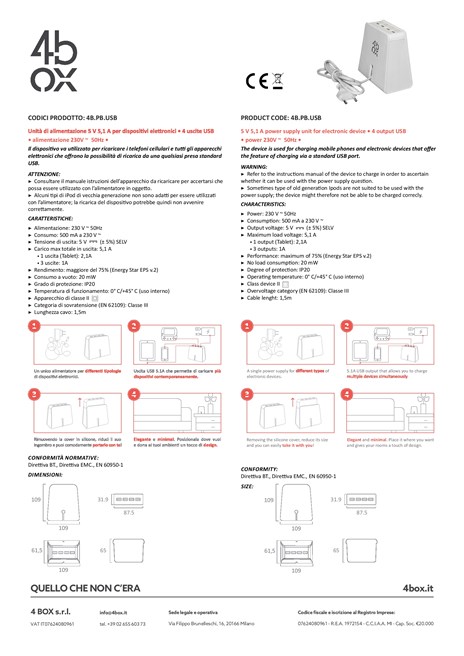 Catalogo POWER BAG istruzioni