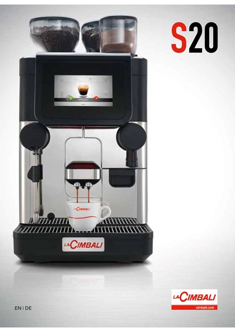 S20 Automatic Commercial coffee machine By LaCimbali design