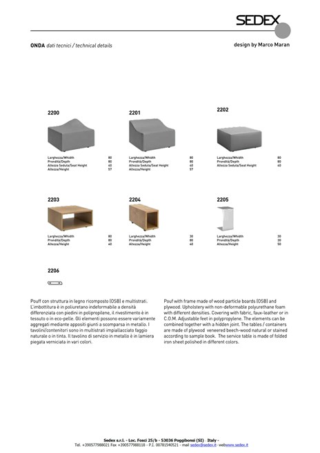 ONDA | Side table Onda Collection By Sedex design Marco Maran
