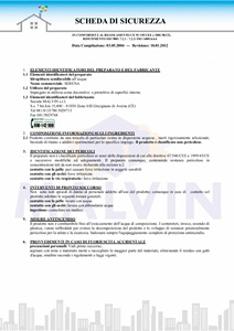 SERENA scheda di sicurezza