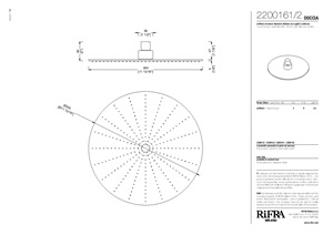 2200161/2 | Overhead shower By RIFRA