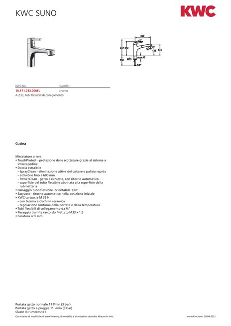 Catalogo SUNO 10.171.033.000FL (it)