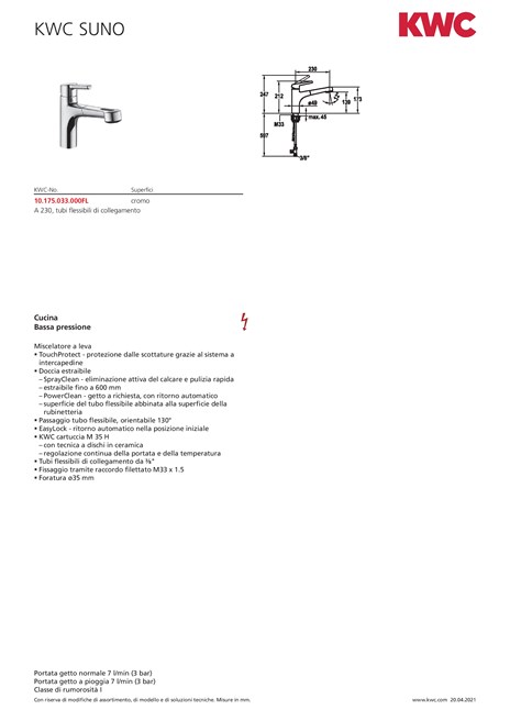 Catalogo SUNO 10.175.033.000FL (it)