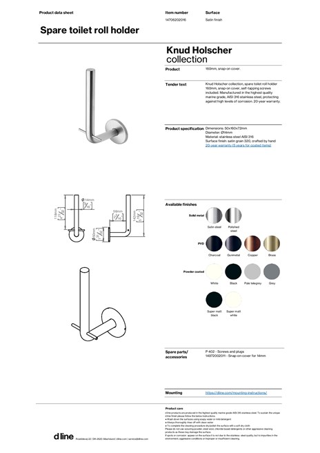 Portarotolo In Ottone Cromato Lucido Collezione Plus Di Colombo Design - Foto 9
