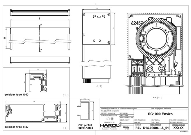 Sc1000 Display Module Inner Frame Built-in fabric screen SC1000 By Harol