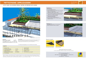 TPC 104 DS PIEDONE ROOF GARDEN GIARDINO PENSILE BD