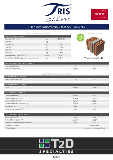 Catalogo TRIS® TAMPONAMENTO 32X25X25 (it)