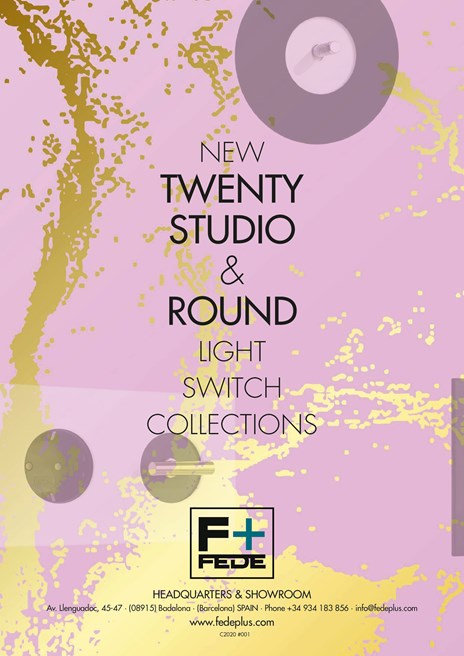 TWENTY, STUDIO, ROUND LIGHT SWITCH COLLECTIONS BY FEDE PLUS (en)