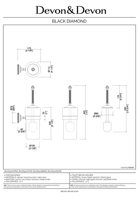 Catalogo Scheda Tecnica BLACK DIAMOND (it, en)