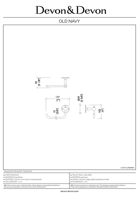 Catalogo Scheda Tecnica OLD NAVY (it, en)