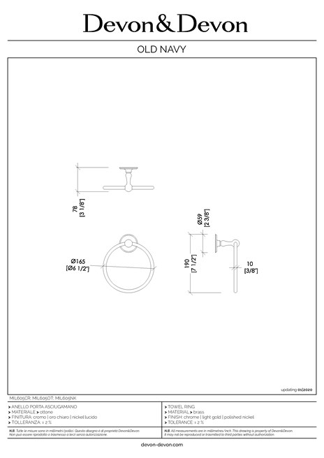 Catalogo Scheda Tecnica OLD NAVY (it, en)