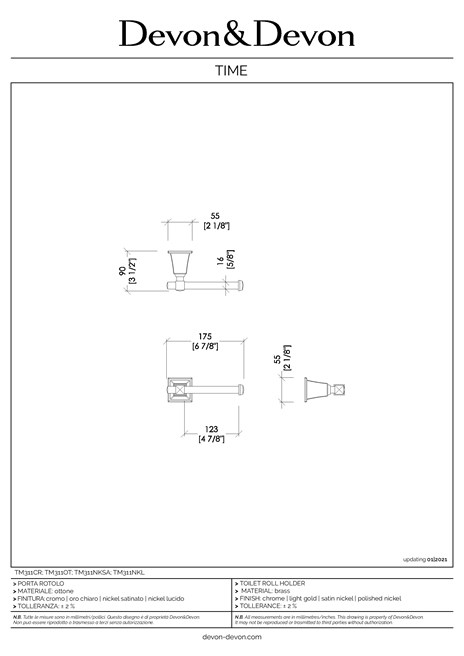 Catalogo Scheda Tecnica TIME (it, en)