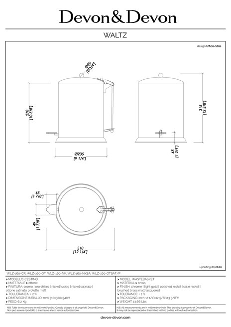 Catalogo Scheda Tecnica WALTZ (it, en)