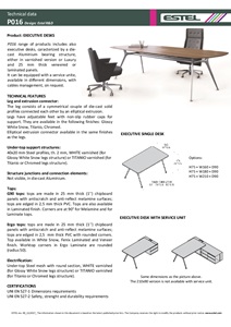 P016 | 办公桌 办公桌 By ESTEL GROUP