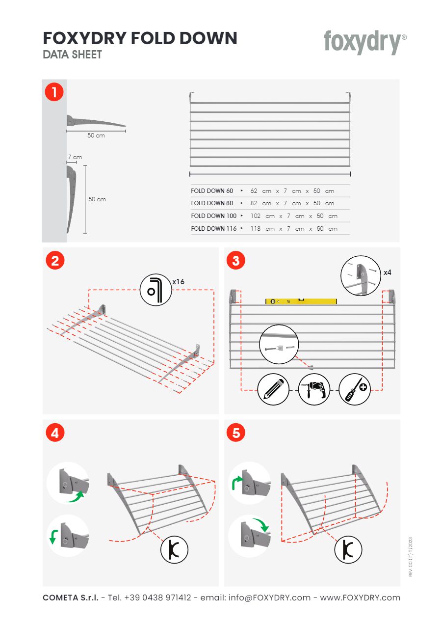FOXYDRY FOLD Drying rack By Foxydry