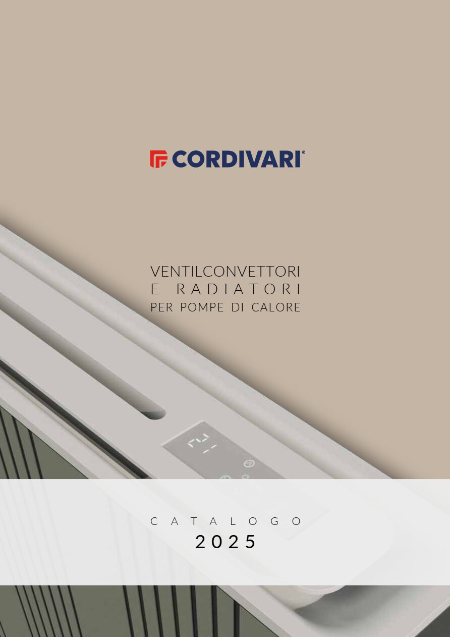 Cordivari Ventilconvettori e radiatori per pompe di calore 2025 (it)