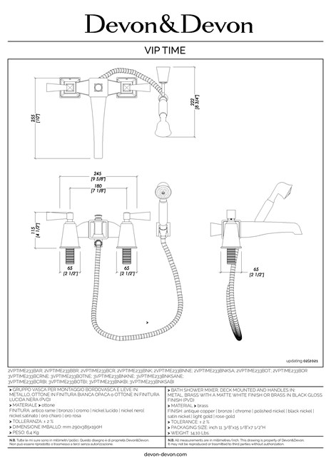 Catalogo VIP TIME - 2VPTIME233BAR