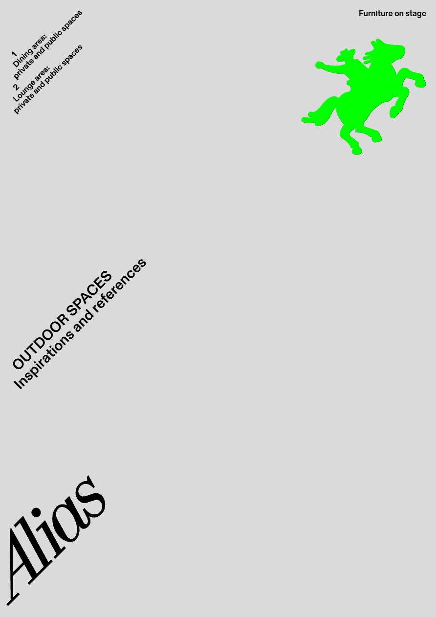 Alias Furniture on stage / Outdoor spaces 2026 (it, en)