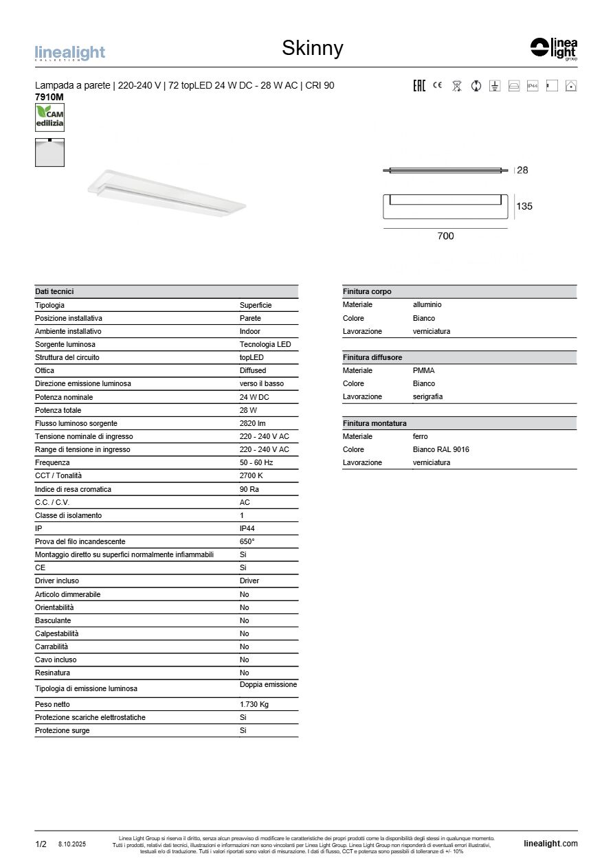 Catalogo Skinny - 7910M (it)