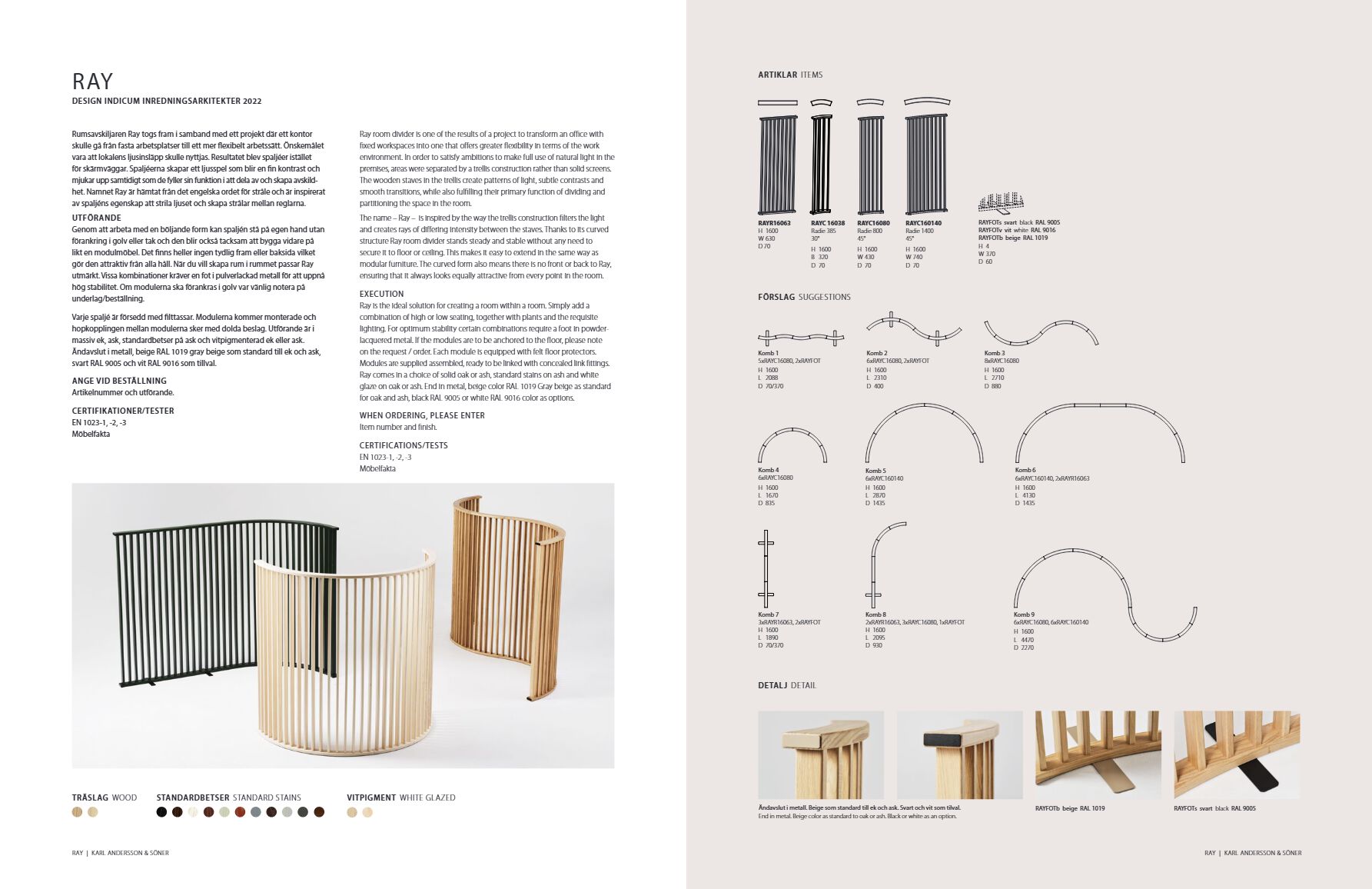 Catalogo Ray (en, sv)