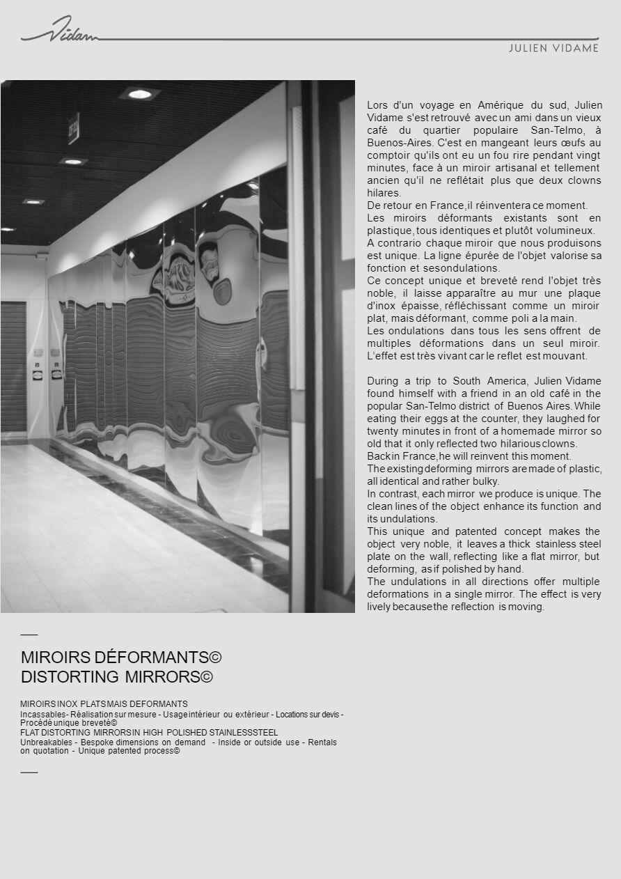 Distorting mirror - catalogo (en, fr)