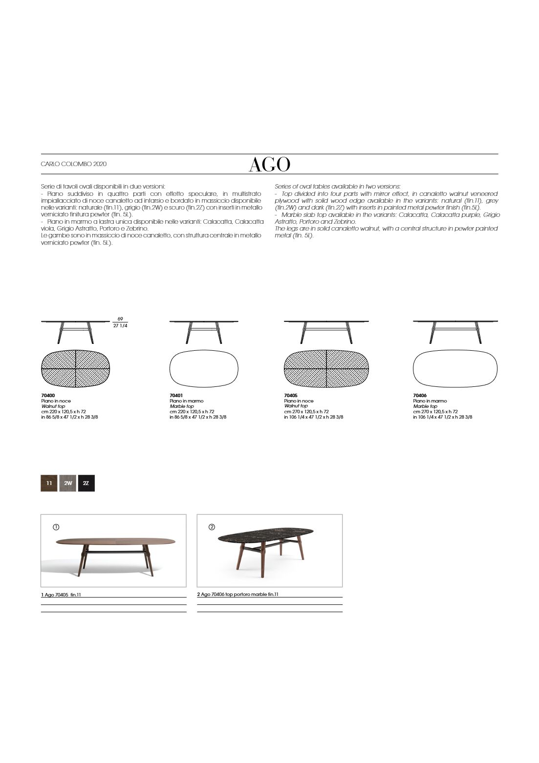 Giorgetti AGO dining table (it, en)