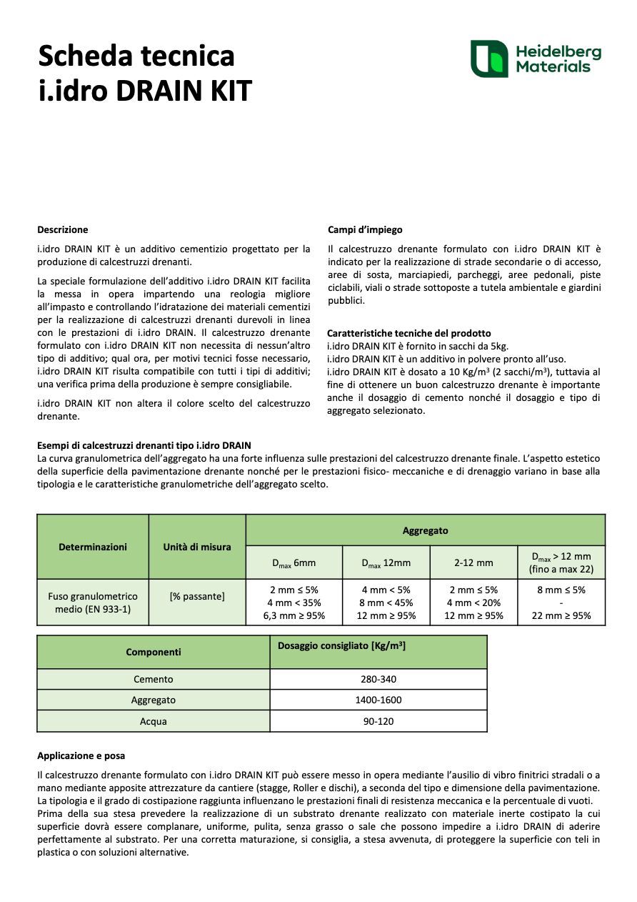 Catalogo Scheda Tecnica - i.idro DRAIN Kit (it)