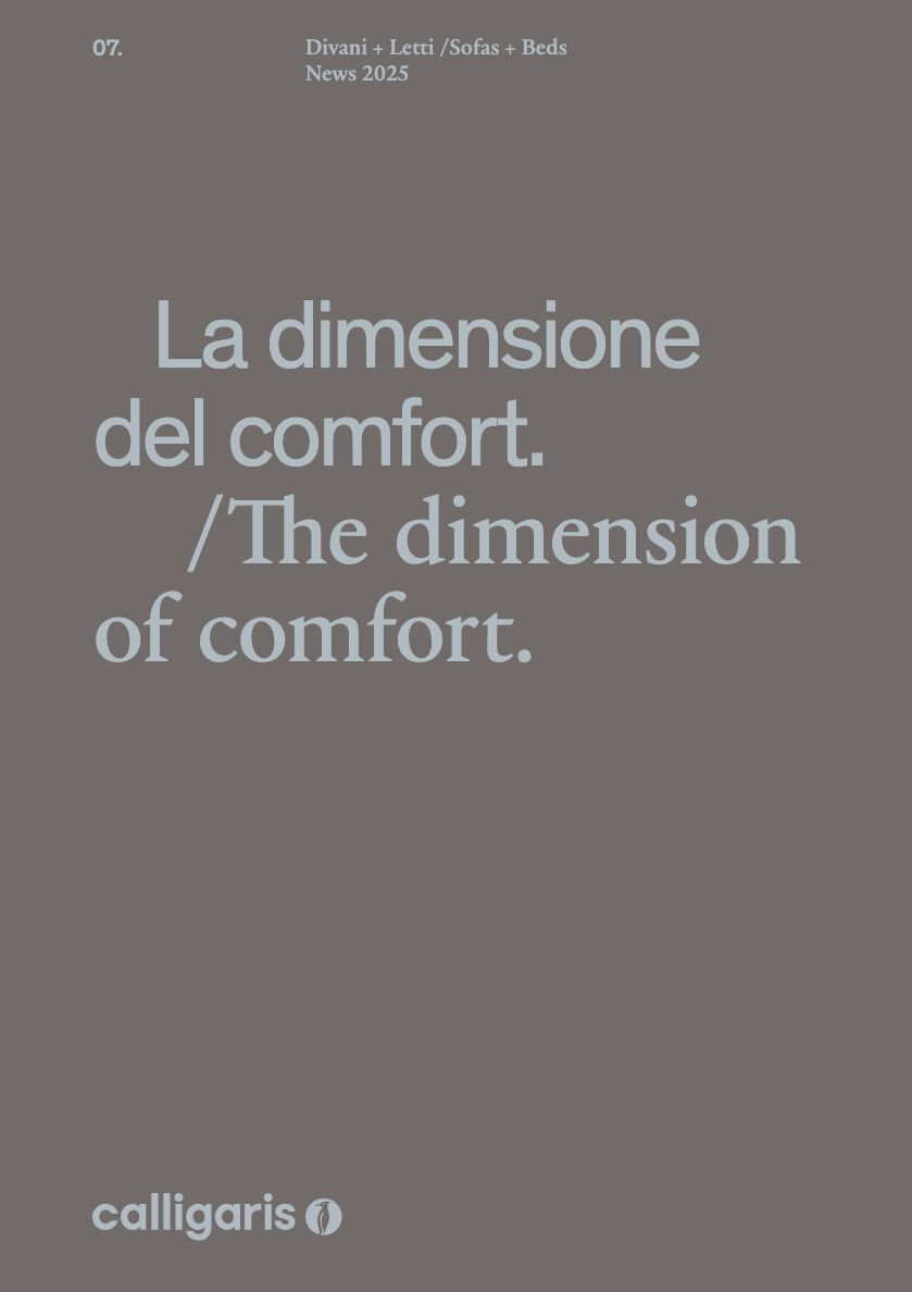 Calligaris - News 2025 Sofas + Beds (it, en)