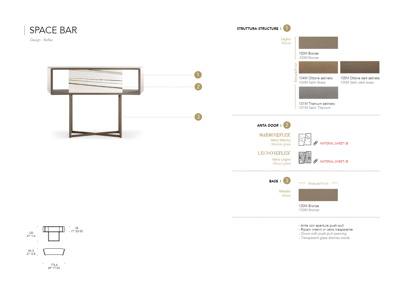 Space Bar - Scheda tecnica (en, it)