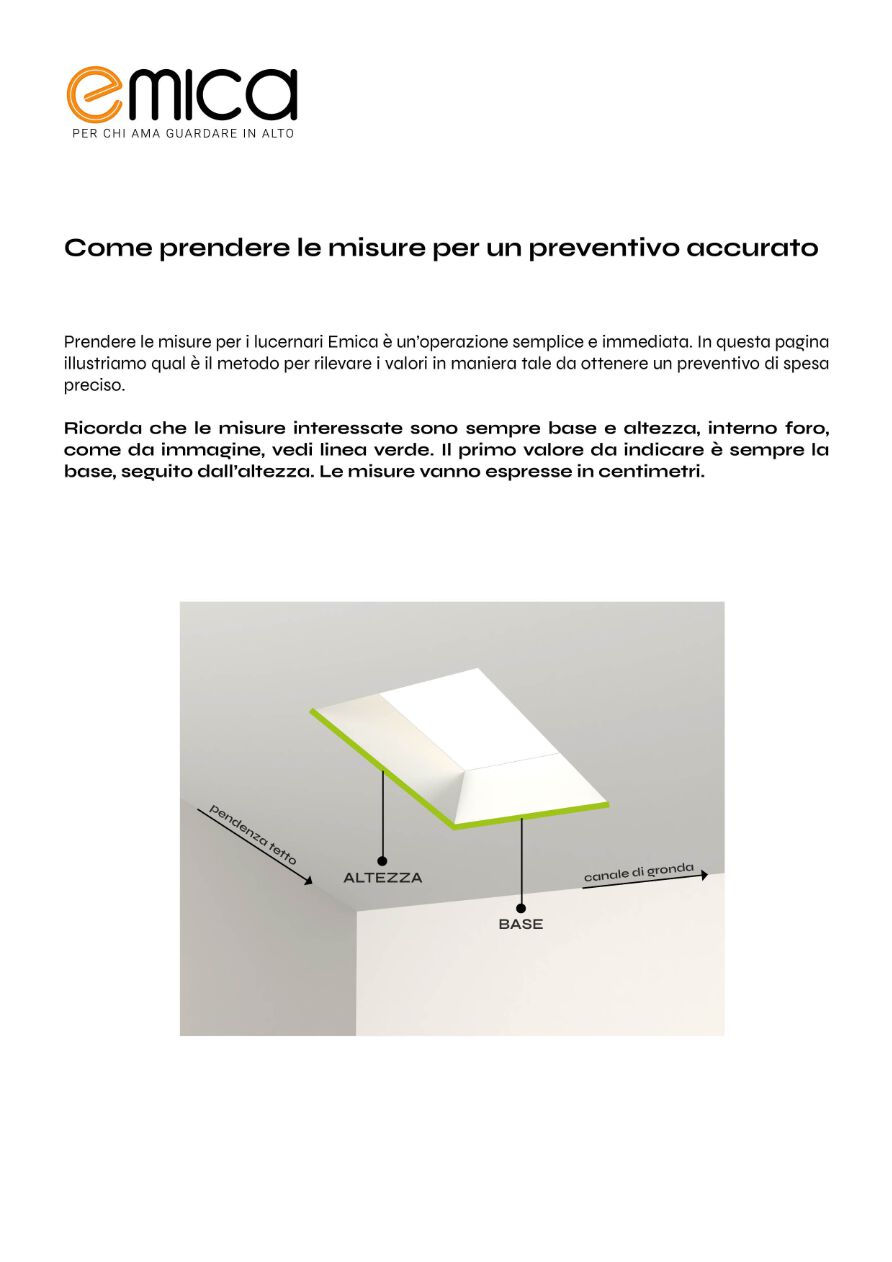 EMICA - Come prendere le misure (it)
