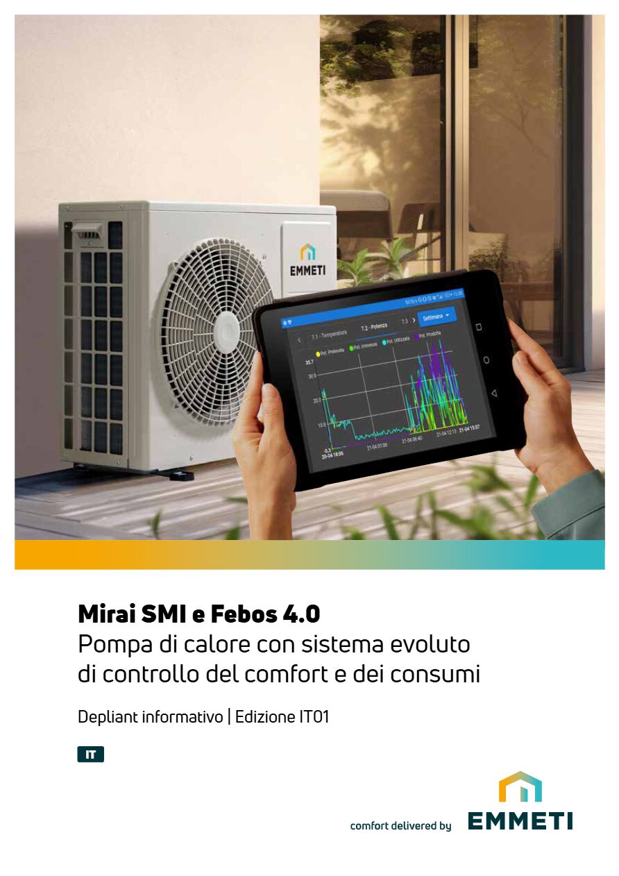 EMMETI - Pompa di calore MIRAI SMI e controllo FEBOS 4.0 (it)