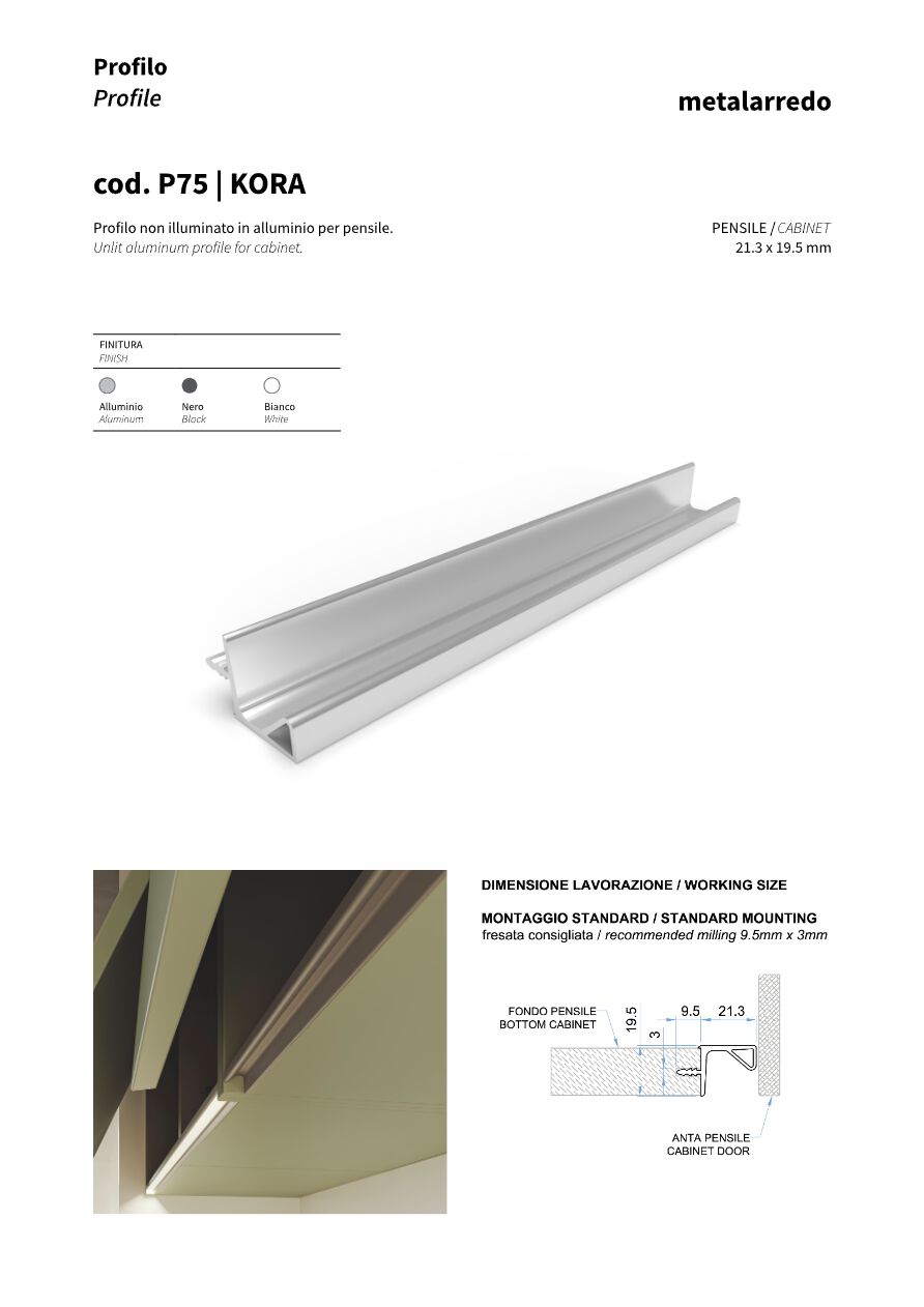 Catalogo Metalarredo KORA P75