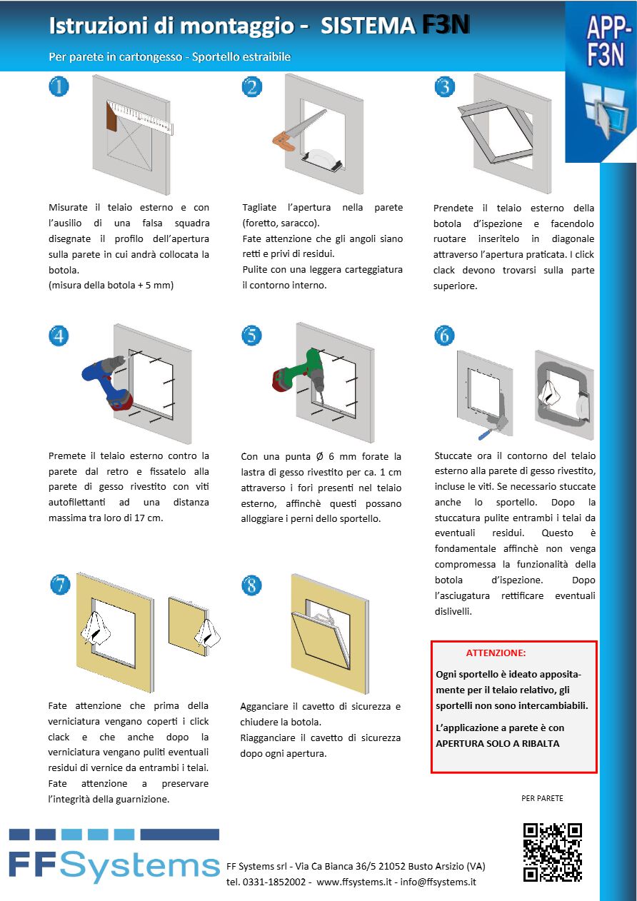 Catalogo MANUALE DI MONTAGGIO F3N (it)