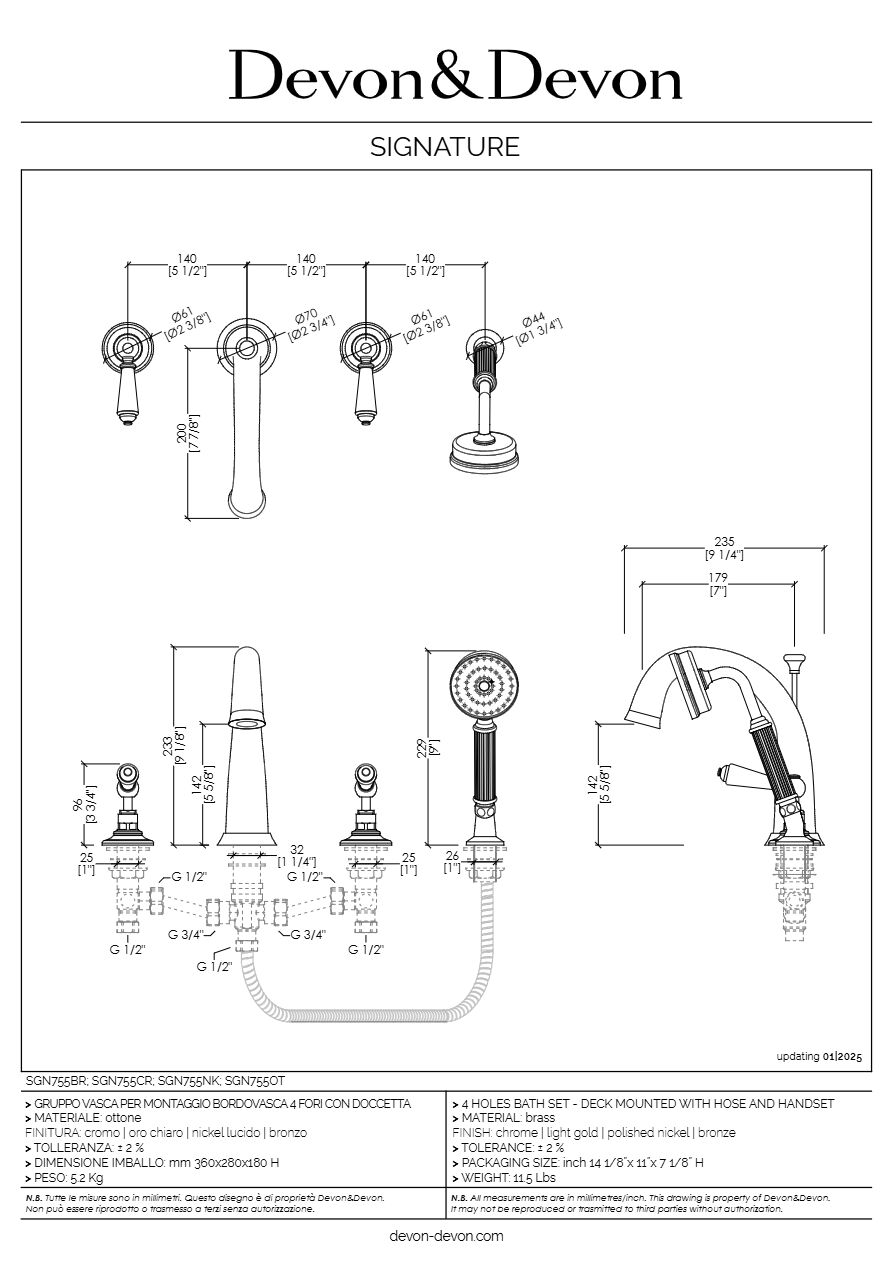 Catalogo Signature SGN755 (en, it)