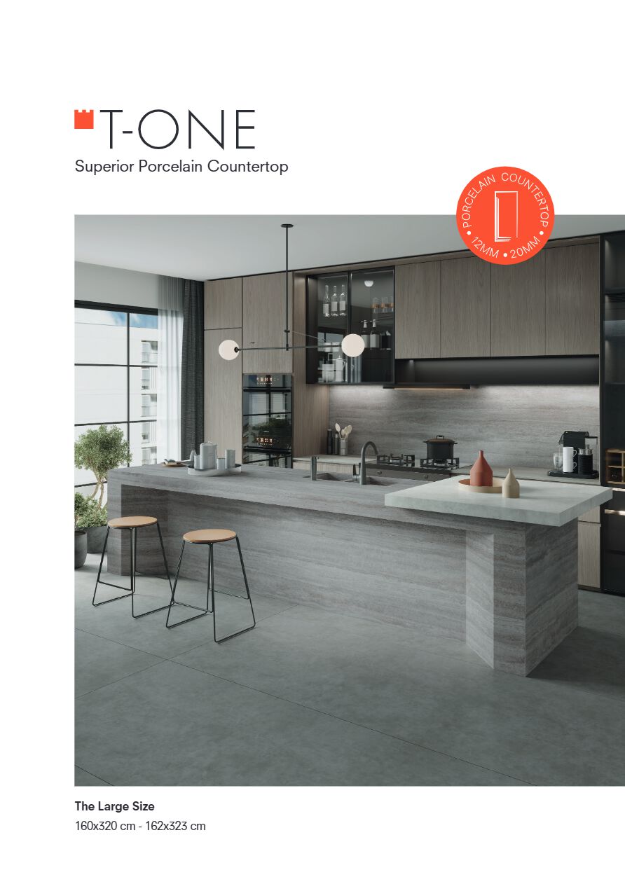 T-One Porcelain Countertop Catalogue