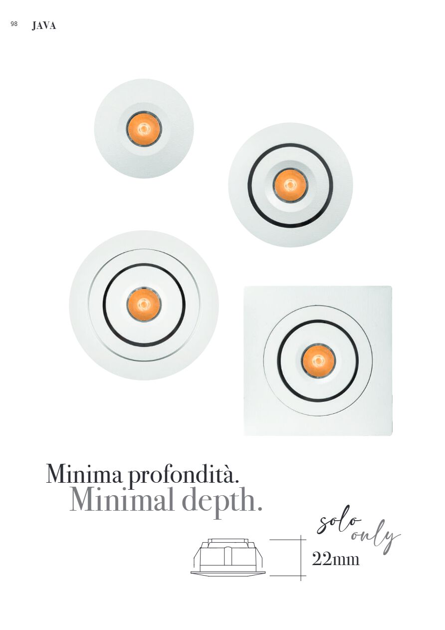 JAVA Spot orientable LED encastrable By Rossini Illuminazione