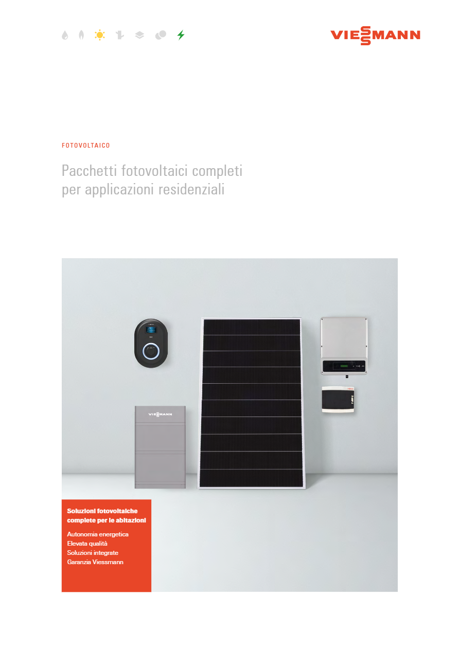 Pacchetti fotovoltaici completi per applicazioni residenziali (it)