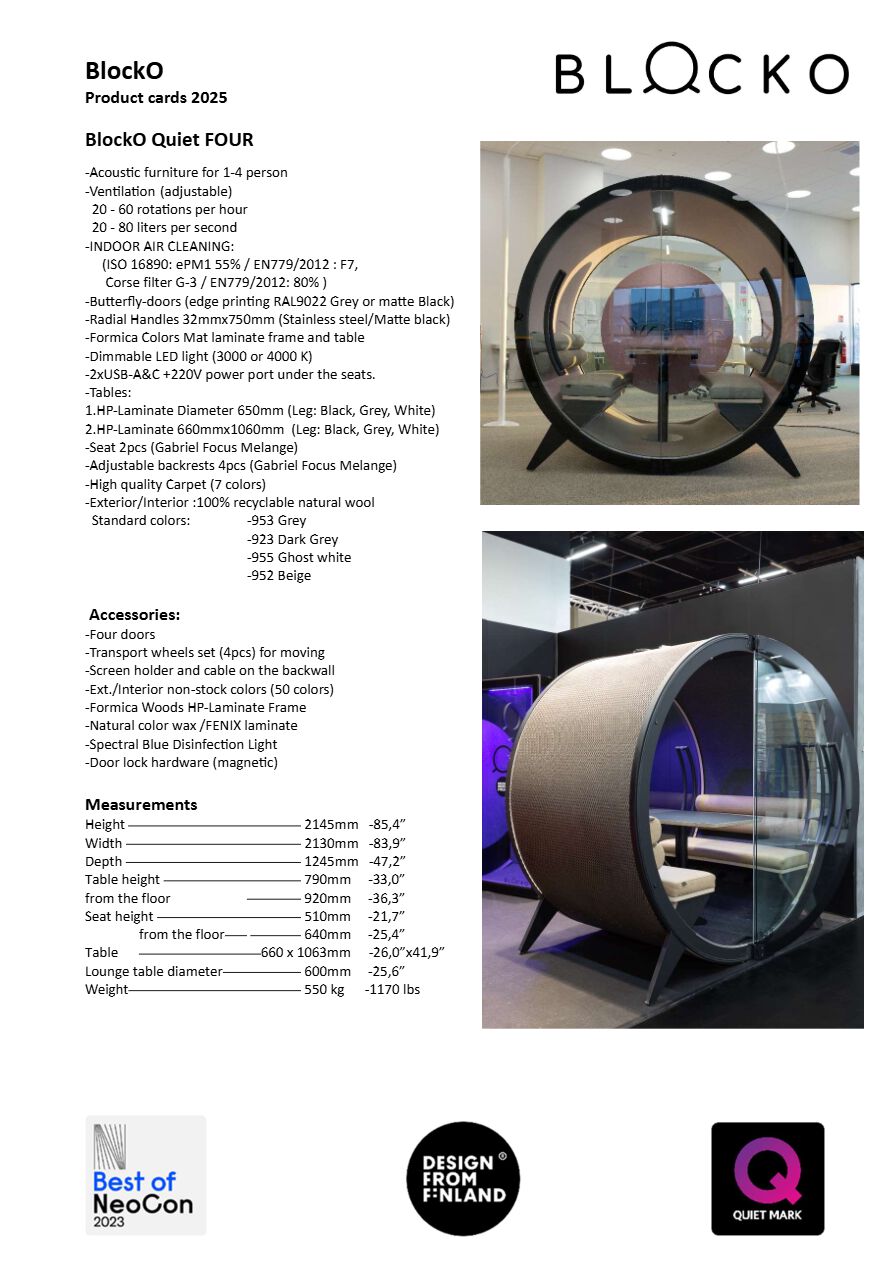 BlockO FOUR QUIET (en)