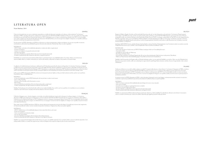 literatura open - technical data (it, en, fr, de, es)