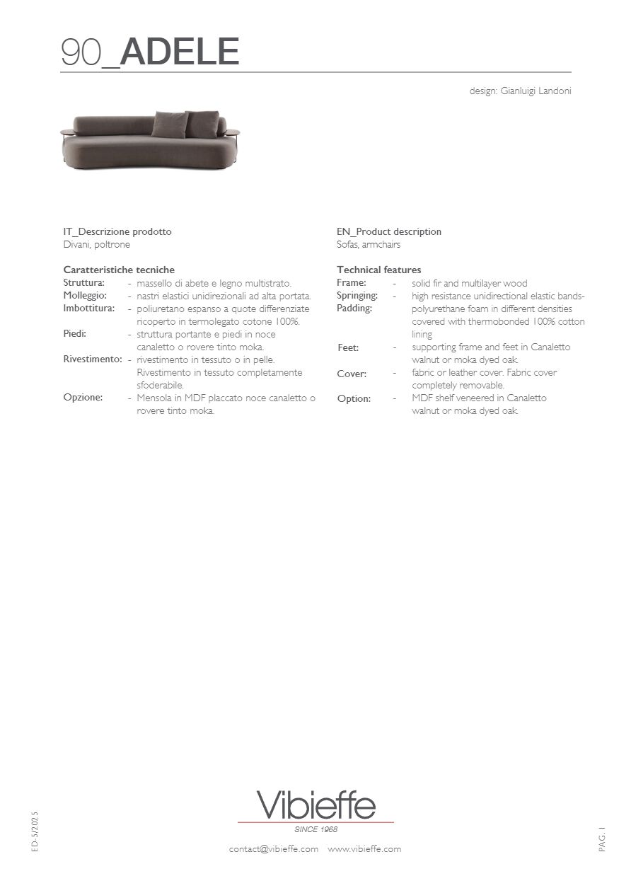 Data sheet - 90 ADELE (en, it) 