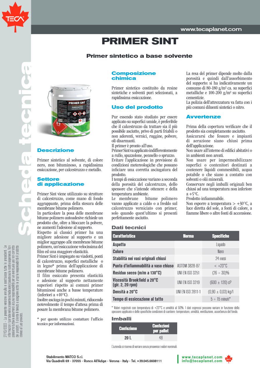 Catalogo PRIMER SINT