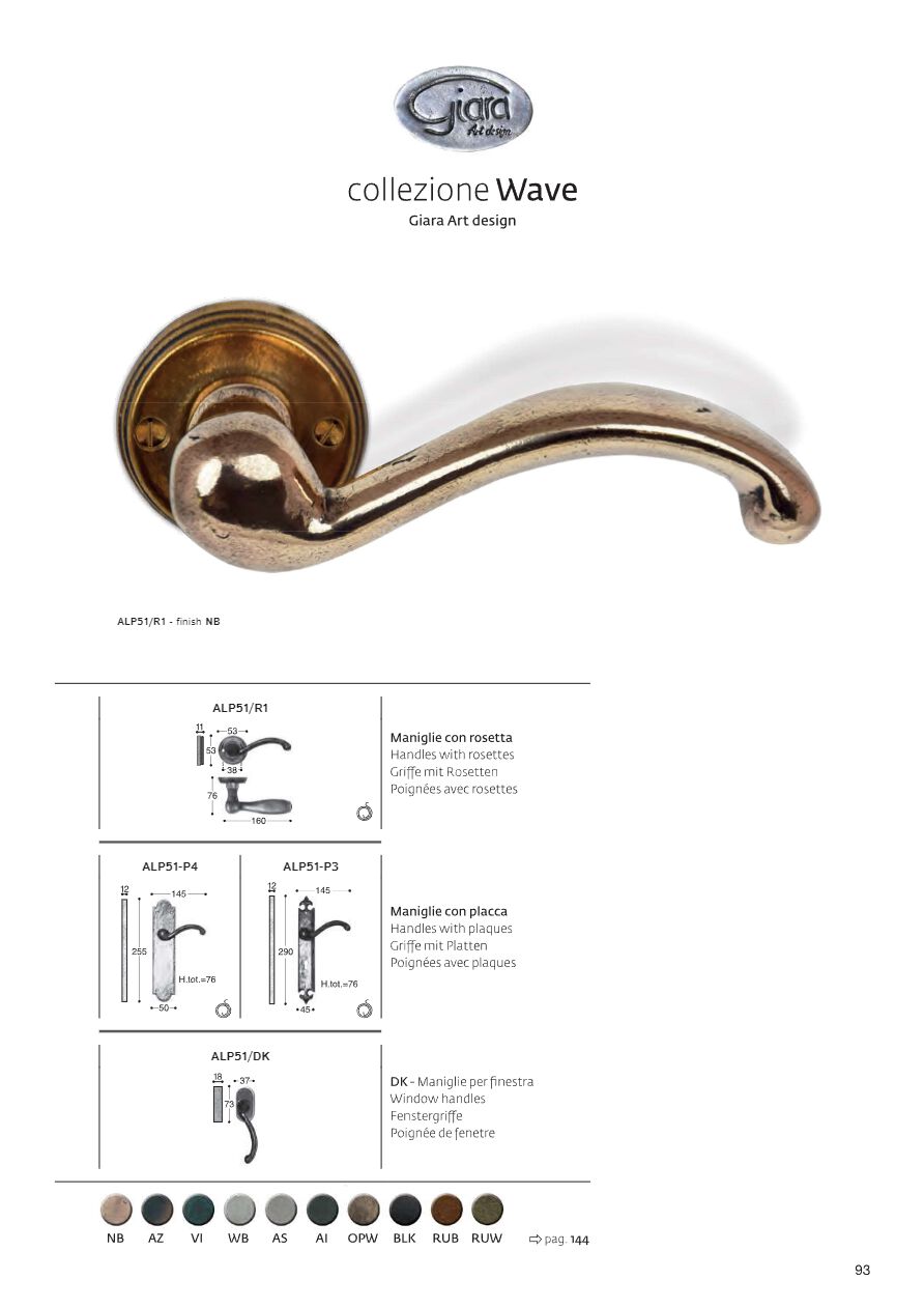 Catalogo WAVE (it, en, fr, de)