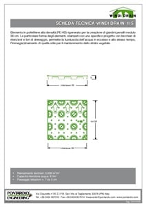 WINDI DRAIN 05 - Scheda tecnica e indicazioni di posa (it)